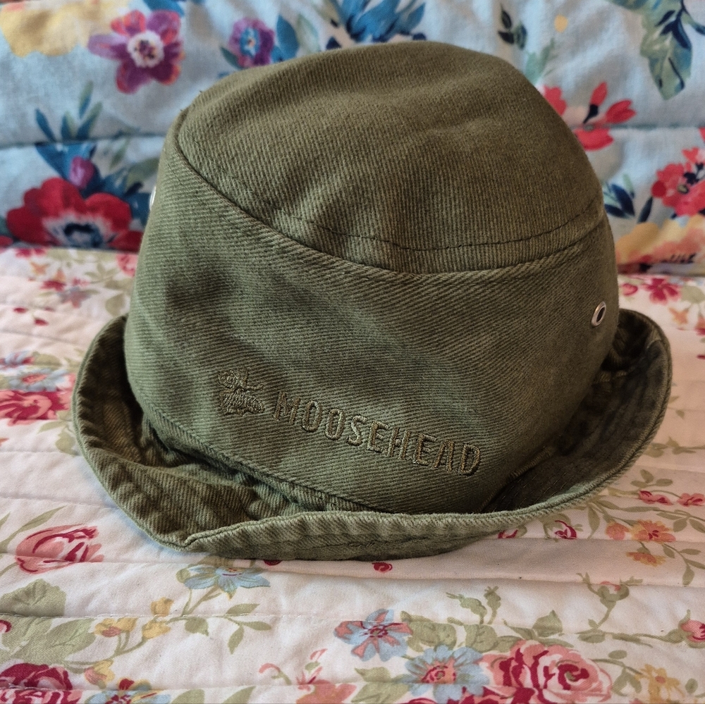 ❤️‍🔥MooseHead Kids Size Green Bucket Hat